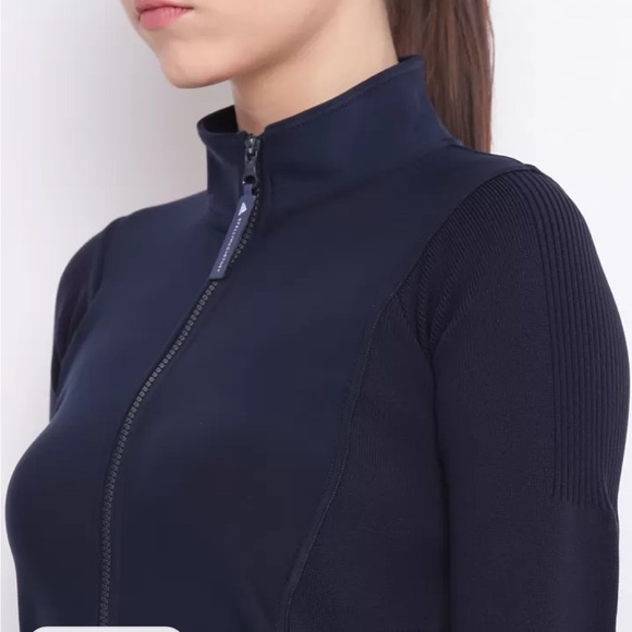 Adidas Stella McCartney Dark Blue Full Zip Jacket - Like New Size XS - Picture 2 of 3